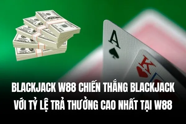 Blackjack W88 Chiến thắng Blackjack với tỷ lệ trả thưởng cao nhất tại W88