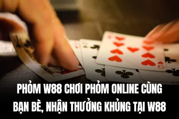 Phỏm W88 Chơi Phỏm online cùng bạn bè, nhận thưởng khủng tại W88