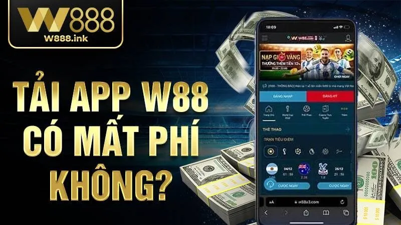 Tải app W88 có mất phí không?
